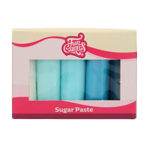 Rollfondant Multipack-Blau von FunCakes